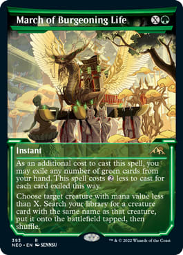 mtg kamigawa neon dynasty Go-Shintai of Life´s Origin Extended Art